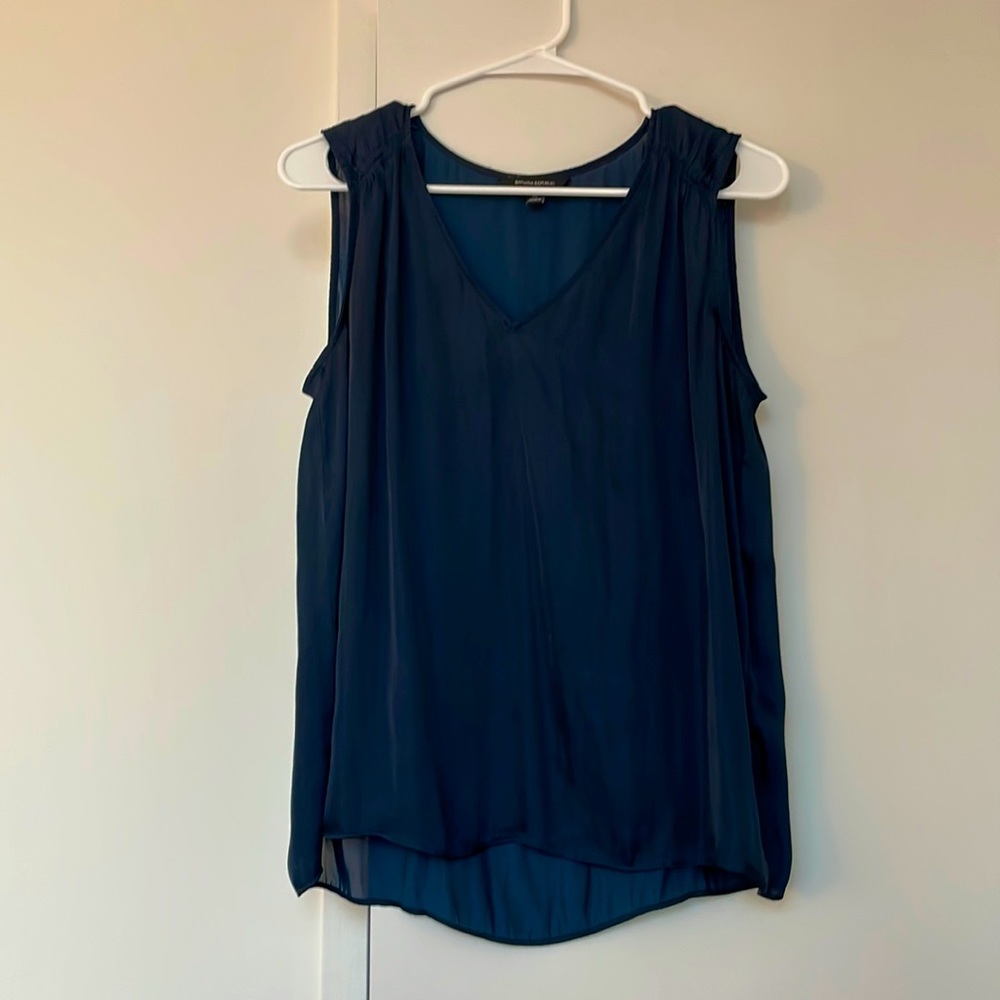 Navy Blue Banana Republic Top